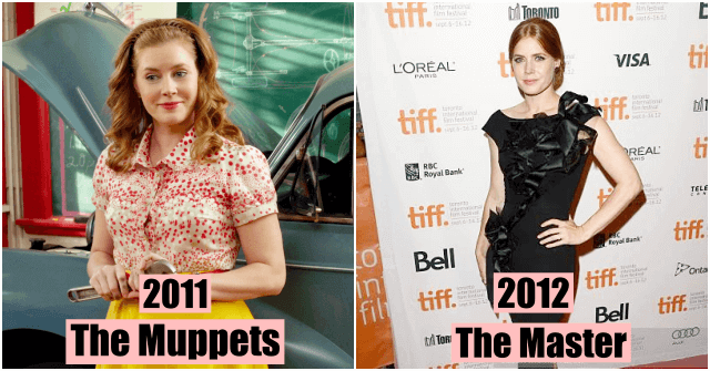 魔法にかけられてジゼル役2011年と2012年のエイミーアダムスが太ったのか比較