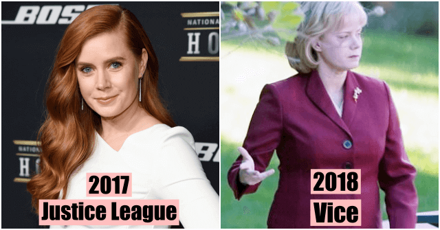魔法にかけられてジゼル役2017年と2018年のエイミーアダムスが太ったのか比較