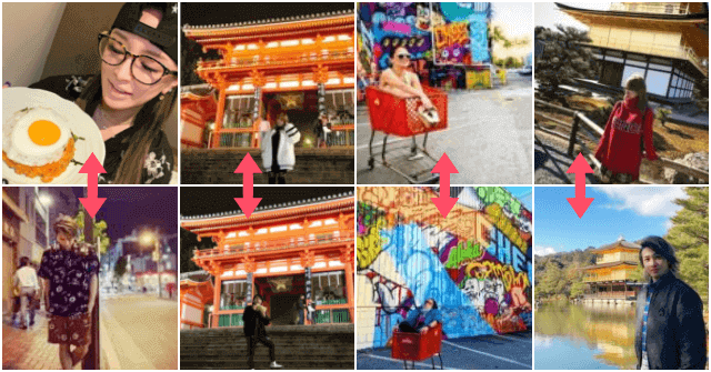 同日にインスタに京都観光やハワイ旅行の写真を同じアングルでアップしている浜崎あゆみと荒木駿平